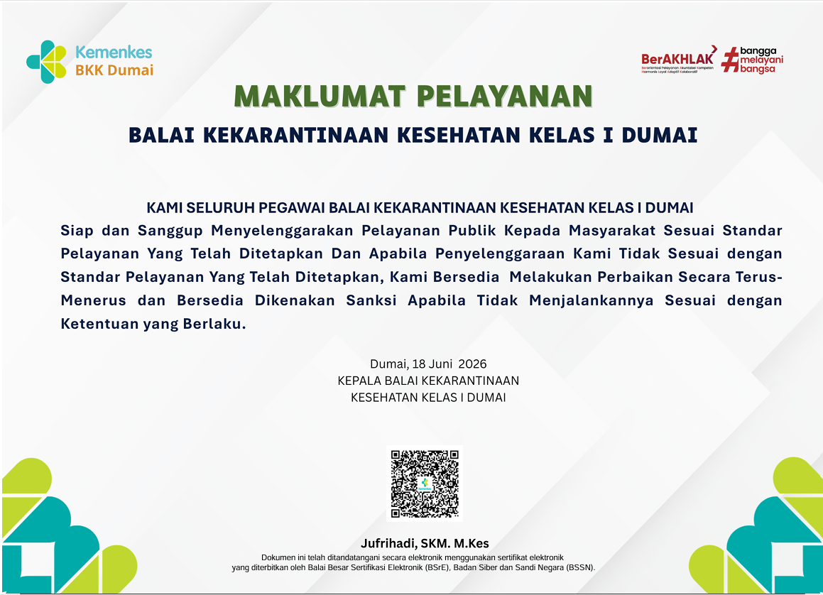 Maklumat Pelayanan